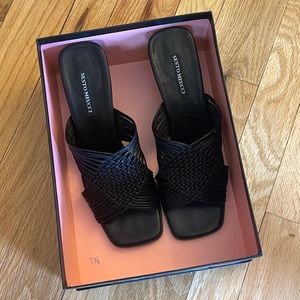 Sesto Meucci Square Toe Mule Sandal